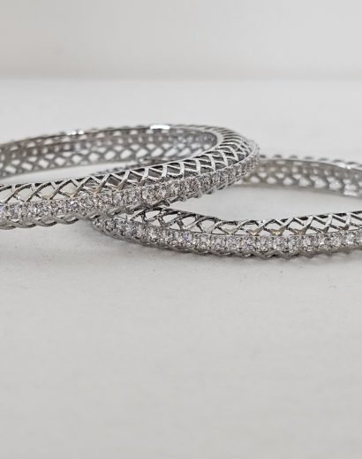 Round American Diamond Bangles