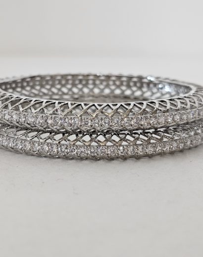 Round American Diamond Bangles