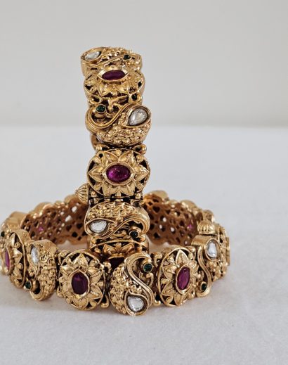 Openable Kundan Bridal bangles