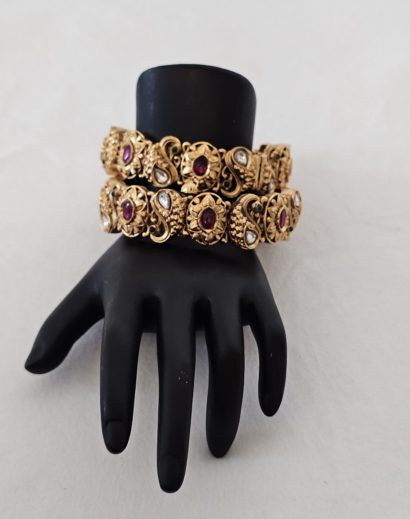 Openable Kundan Bridal bangles